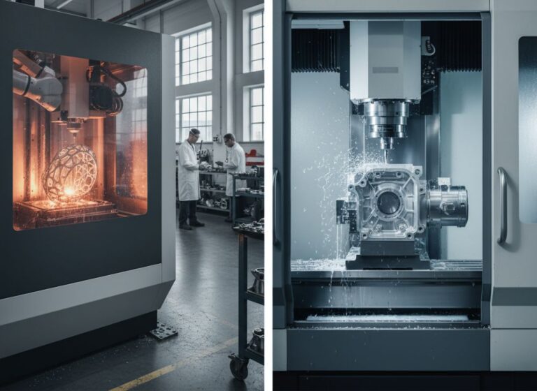 Metal 3D Printing vs CNC Machining – Complete Guide & Solutions for 2025